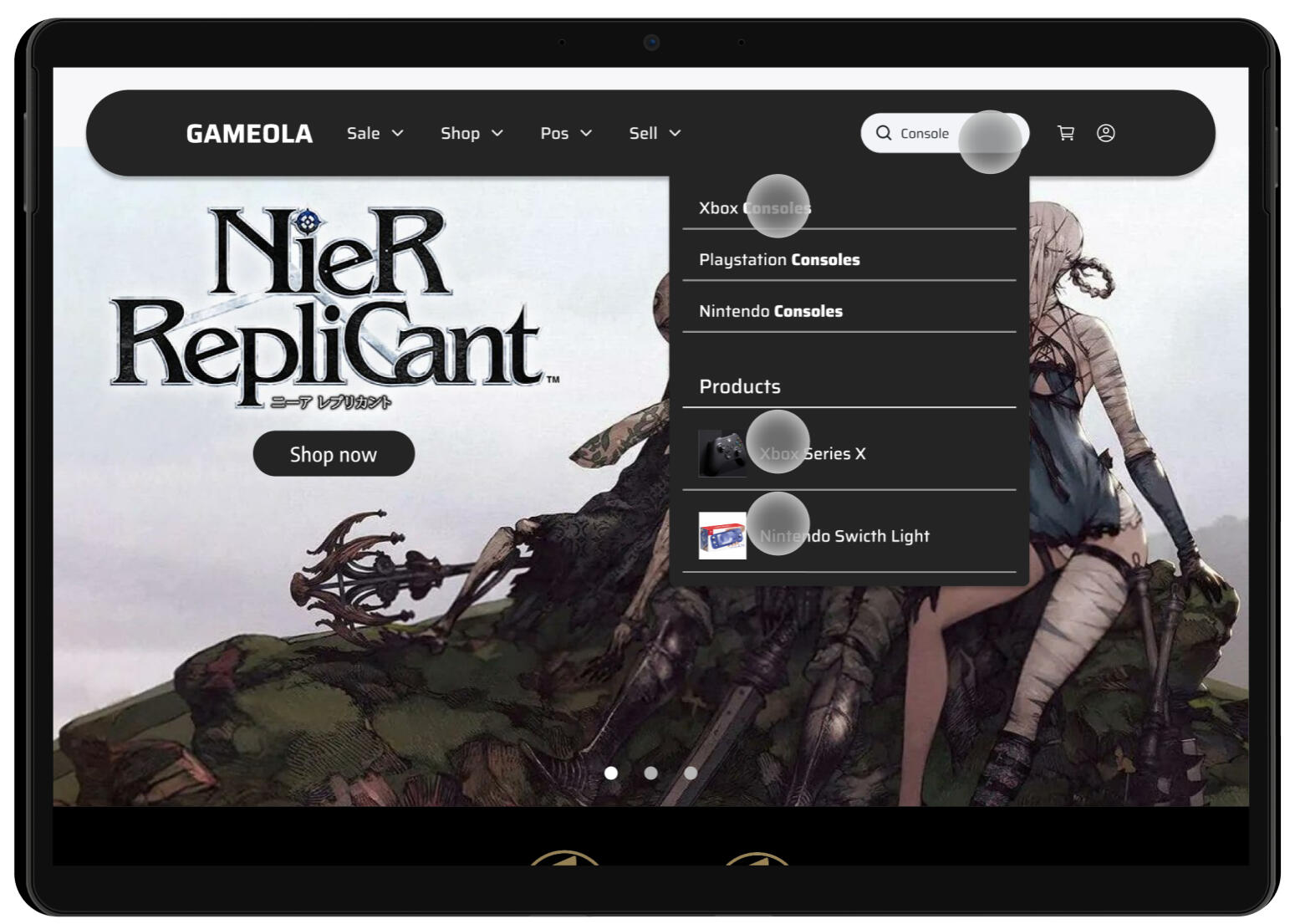 PC Prototype - Home Page