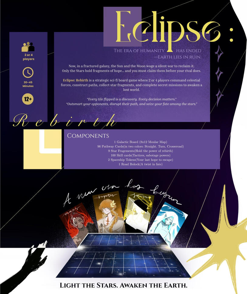 Pitch sheet design for &#39;Eclipse: Rebirth&#39;